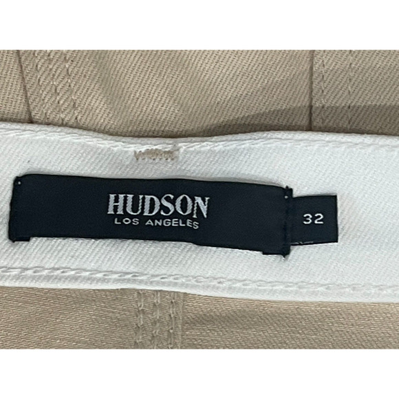 HUDSON Women's Denim Carpenter Short Angora Colorblock Size 32 NWT - Picture 11 of 11